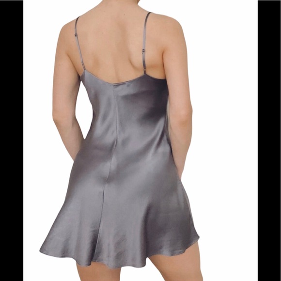 Rare Vintage VICTORIA’S SECRET Silk Y2K Slip Mini Dress S - Picture 2 of 9